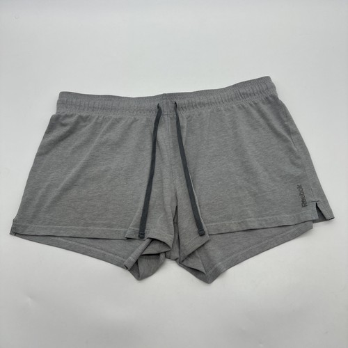 Reebok Schlafshorts Damen XL grau solides Logo …#27976