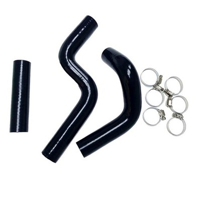 Kühlerschlauch  schwarz für Kawasaki KX 80 98-00/KX 85 01-12/KX 100 98-12