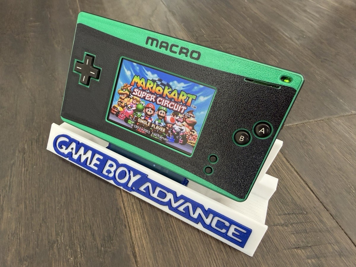 Nintendo DS Lite Gameboy Macro To Play GBA Games - 3D Print Shell