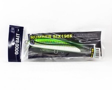 Good Bait Number Six 198F 198mm 71 grams Floating Bait Luring Green (0659)