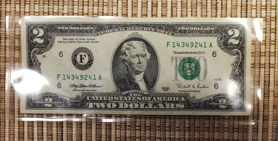 3 All Different Years-HIGHER Grade $2 Bills-1976/1995/2003-Read for free ship! - Image 2 of 4