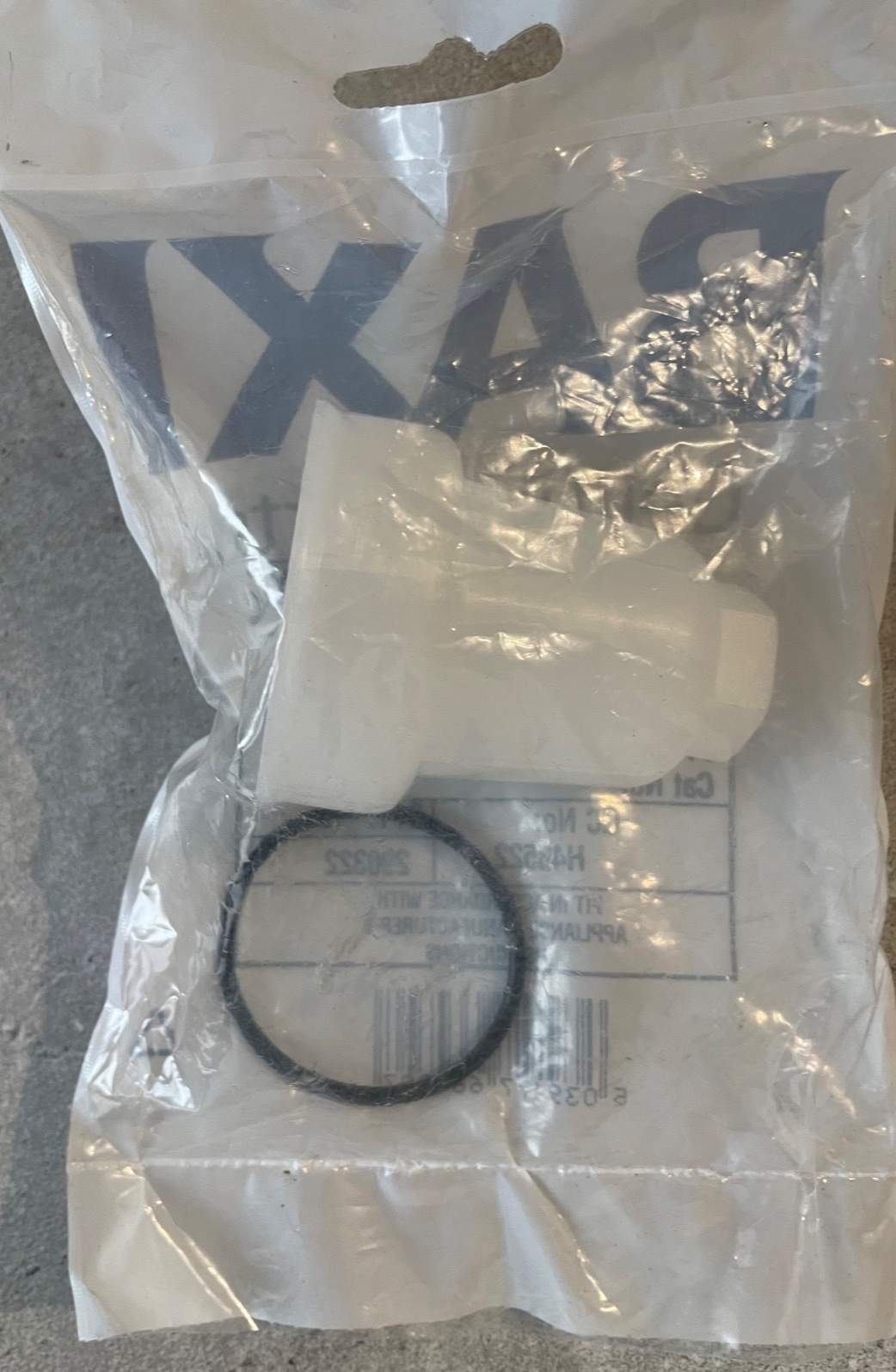 Baxi Condensate Trap Plug & O-Ring Assembly 5118972 New Genuine
