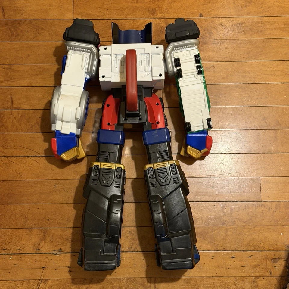 Figura de juguete Power Rangers SPD Jumbo Delta Max Megazord Ultimate 24" Bandai 2004 Foto 4 de 4