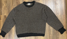 Petersen  Dekke Norway Wool 1970s Ski Fisherman Sweater Birdseye XL