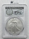 2026-W Silver Eagle PCGS MS70 FDOI Struck at West Point Thomas Cleveland Pop 10
