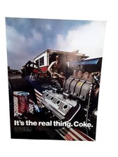 1971 Coca-Cola Coke Dragster Racing Original Vintage Magazine Print Ad