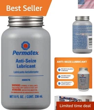 Permatex Anti-Seize Lubricant 8 oz Brush Bottle for Maximum Metal Protection
