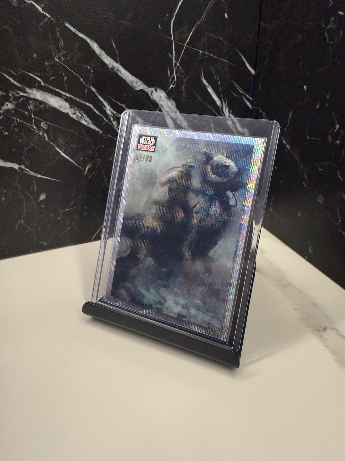 Predator Prey 2023 Topps Chrome Star Wars Galaxy #76 Wave Refractor /99