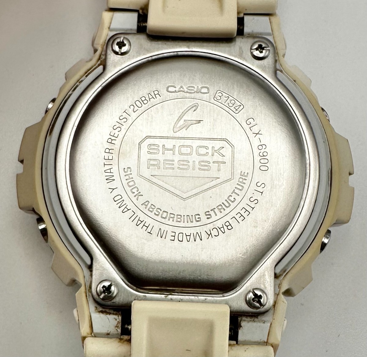 CASIO G-Shock 'G-LIDE' GLX6900 3194 White Tide/Moon 45mm Watch