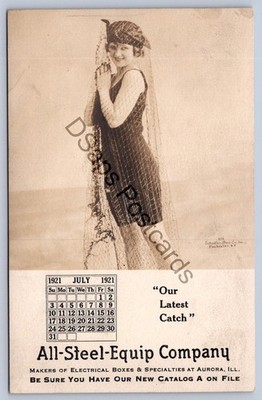K60/ Rochester New York RPPC Postcard c1910 Schaefer & Ross Steel Ad 18