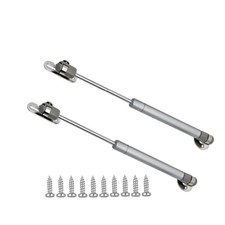 2 PCS 10 Inch 20N 4.4 lb Silver Hydraulic Gas Struts Springs Lift Support