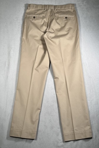 (2) Pantalones Brooks Brothers Hombre 33x32 Ligeros Ventaja Chino Elastizados Ajuste Clark - Imagen 14 de 16