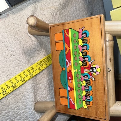The Last Supper Hand Made Wooden Wall Hanging Brightly Colored El Salvador Bird