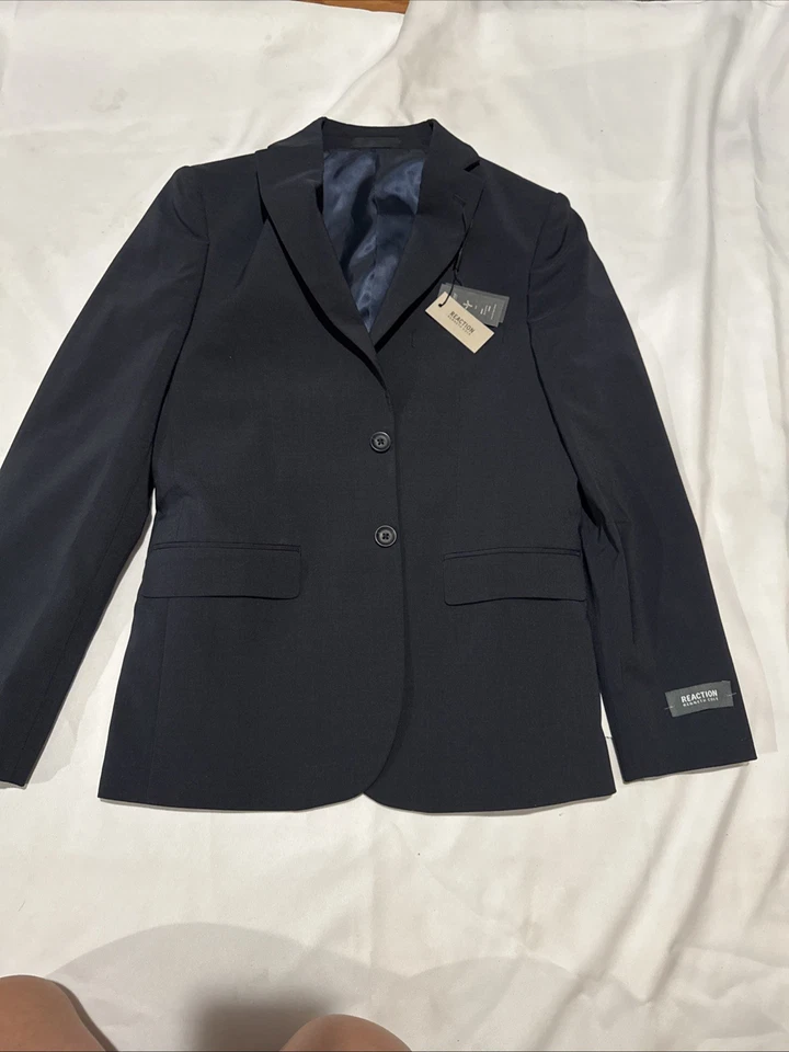 Kenneth Cole Techno Reaction 儿童性能面料套装蓝色 16 码 — 第 2/4 张图片