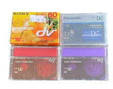 SONY MINI DV FILM BUNDLE Sony Mini DV Me Sony Mini DV Color Collection Purple