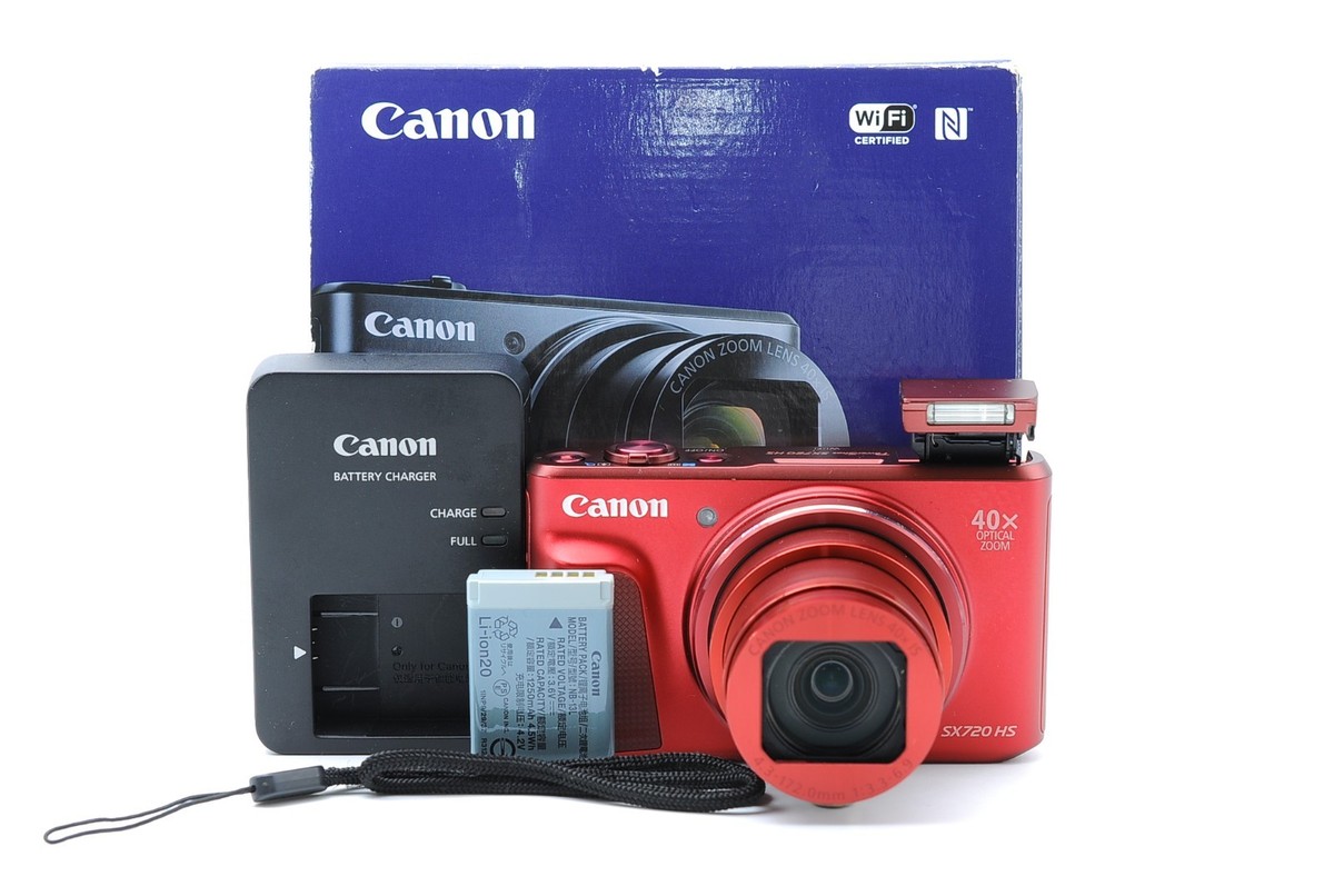 Canon PowerShot SX720 HS Digital Camera - Red for sale