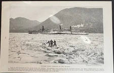 Book Clipping Photo Hudson River Steamers Newburgh NY 1929 1934 NG