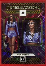 2025 Panini Donruss WNBA - Tunnel Vision A'ja Wilson #13 Green Fireworks /399