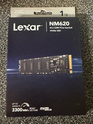 Lexar NM620 M.2 1 TB PCI Express 3.0 3D TLC NAND NVMe Open Box