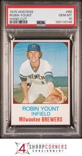 1975 HOSTESS HAND CUT #80 ROBIN YOUNT RC BREWERS HOF PSA 10