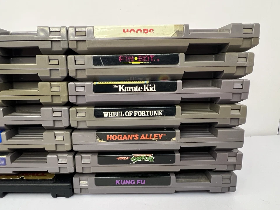 Lote De 21 Juegos NES Sistema De Entretenimiento Nintendo De Colección Probados Y Funcionando Foto 4 de 4