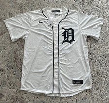 Nike Authentic Detroit Tigers Kerry Carpenter #30 MLB White Jersey Men’s Sz: L