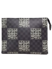 Louis Vuitton Damier Graphite Black Pochette Voyage Clutch Bag