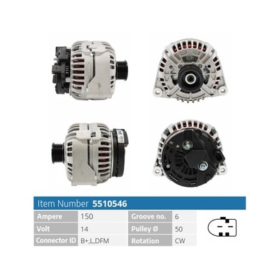 Alternator EB2087Q 0986047610 944390436700 0124615045 0124615049 0131548202