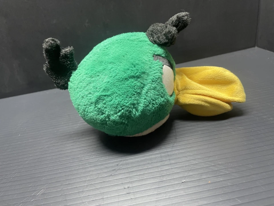 RARE Angry Birds 5" Hal Plush Open Beak Green Toucan Bird 2010 Commonwealth - Image 3 of 3