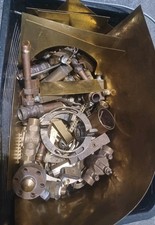 Brass Scrap Metal Joblot Over 19kg Mixed Yellow Chunky Vintage Pluming Fittings