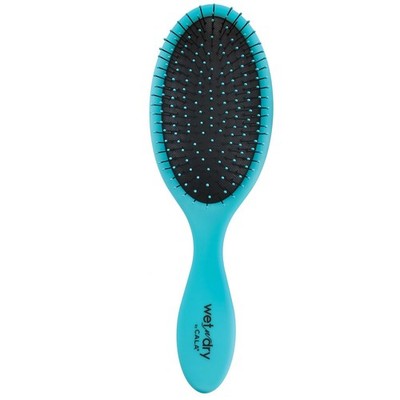 CALA Wet-N-Dry Hair Detangler Brush, 1 Count (Pack of 1), Turquoise