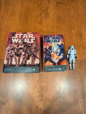 Star Wars The Black Series Scar Squadron. Cav And Misty. Sergeant Kreel. Mic.
