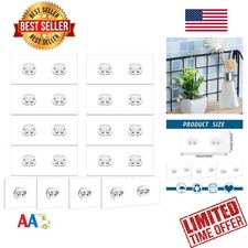 12 Pack Shower Caddy Adhesive Hooks Replacement, Shower Shelf Adhesive Replaceme