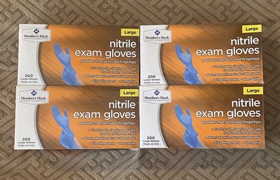 Sam's Club Member s Mark Nitrile Exam Gloves Powder Free Size L - 800 Count