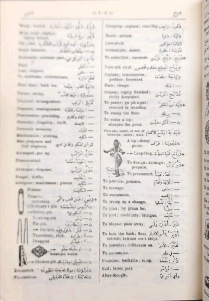 Elias' Modern Dictionary,  Arabic - English 11th Edition Hardcover Ex Lib  - Image 4 of 4