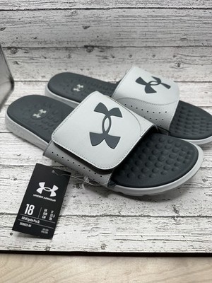 Under Armour UA M Ignite Pro SL - White/Black - Size 18 3026023-101 New