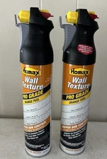 2 Homax Wall Texture PRO GRADE ORANGE PEEL  Ergonomic Grip~Dual Control 25oz