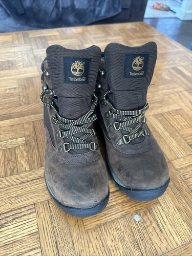 Timberland Women's Keele Ridge Brown Leather Waterproof Hiking Boots A163L S 7