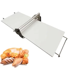 CS-40100 Manual Stainless Steel Dough Sheeter 0.04-0.89in Thickness Baker