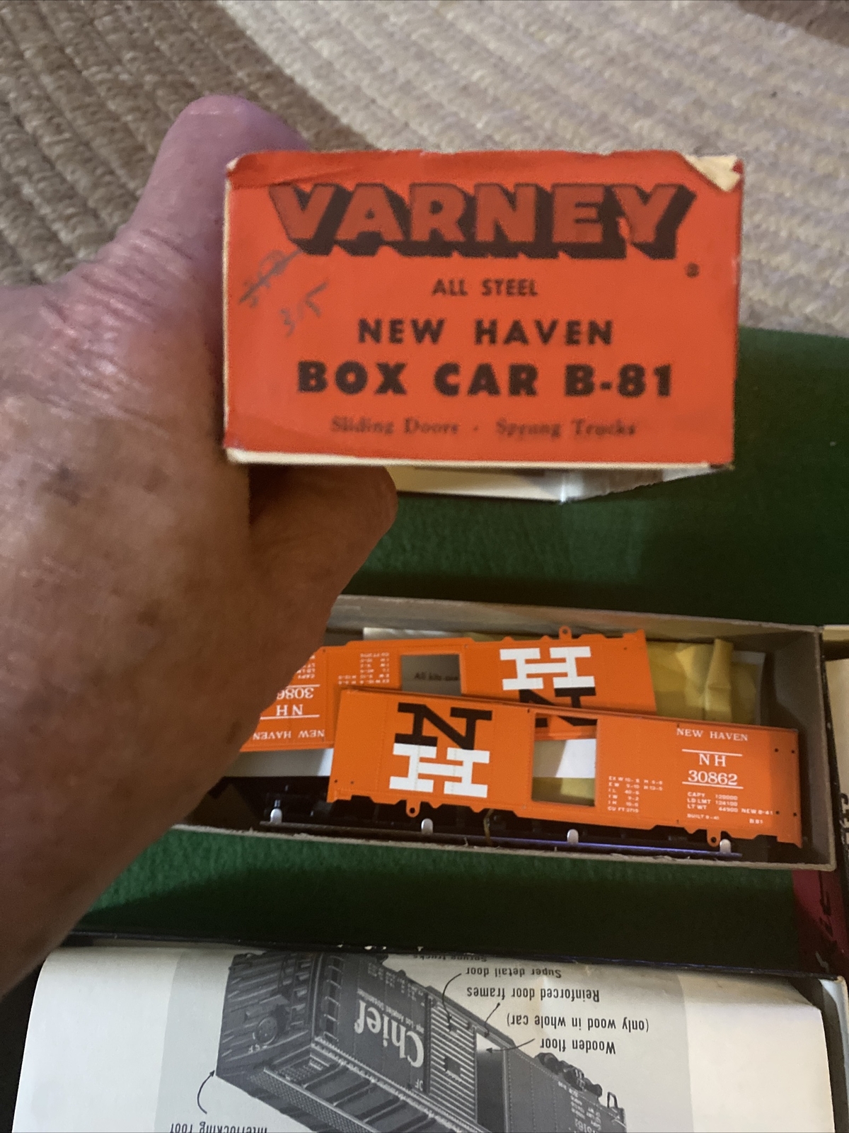 (3) Vintage Verney HO Scale Model Train Kits .All Steel Box Cars. eBay