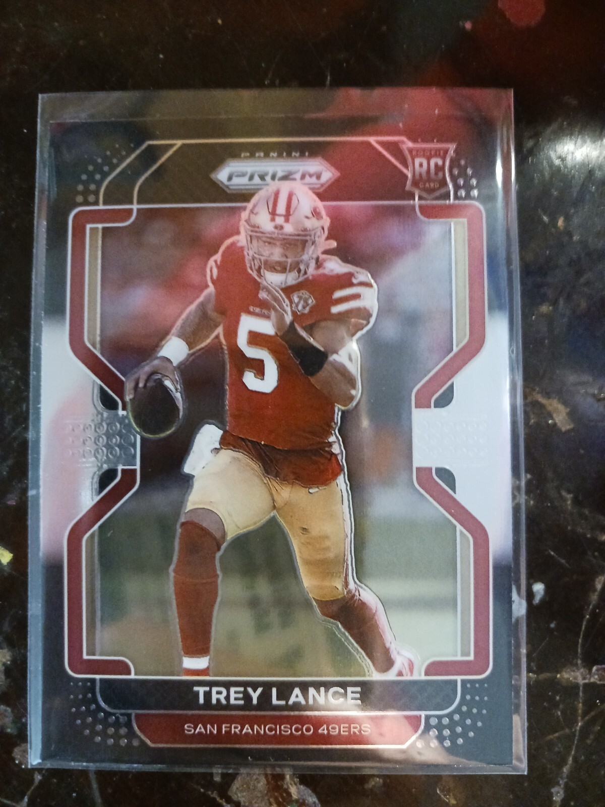 2021 Chronicles Prizm Black Trey Lance Rookie San Francisco 49ers #PB-4