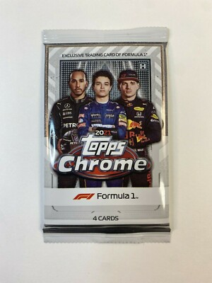 2021 Topps Chrome Formula 1 F1 Hobby Box - 72 Cards - Factory