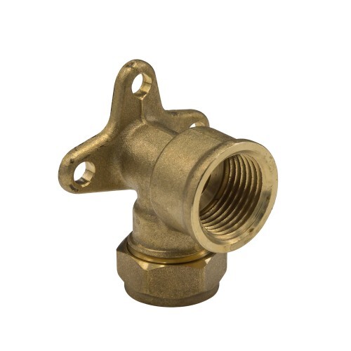 Garden Hose Union Bib Tap 1/2'' Wall plate Elbow Fixture 15x1/2