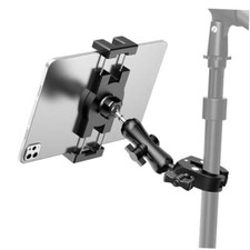 Treadmill Tablet iPad Holder, Aluminum Indoor Exercise Bike Handlebar Mount