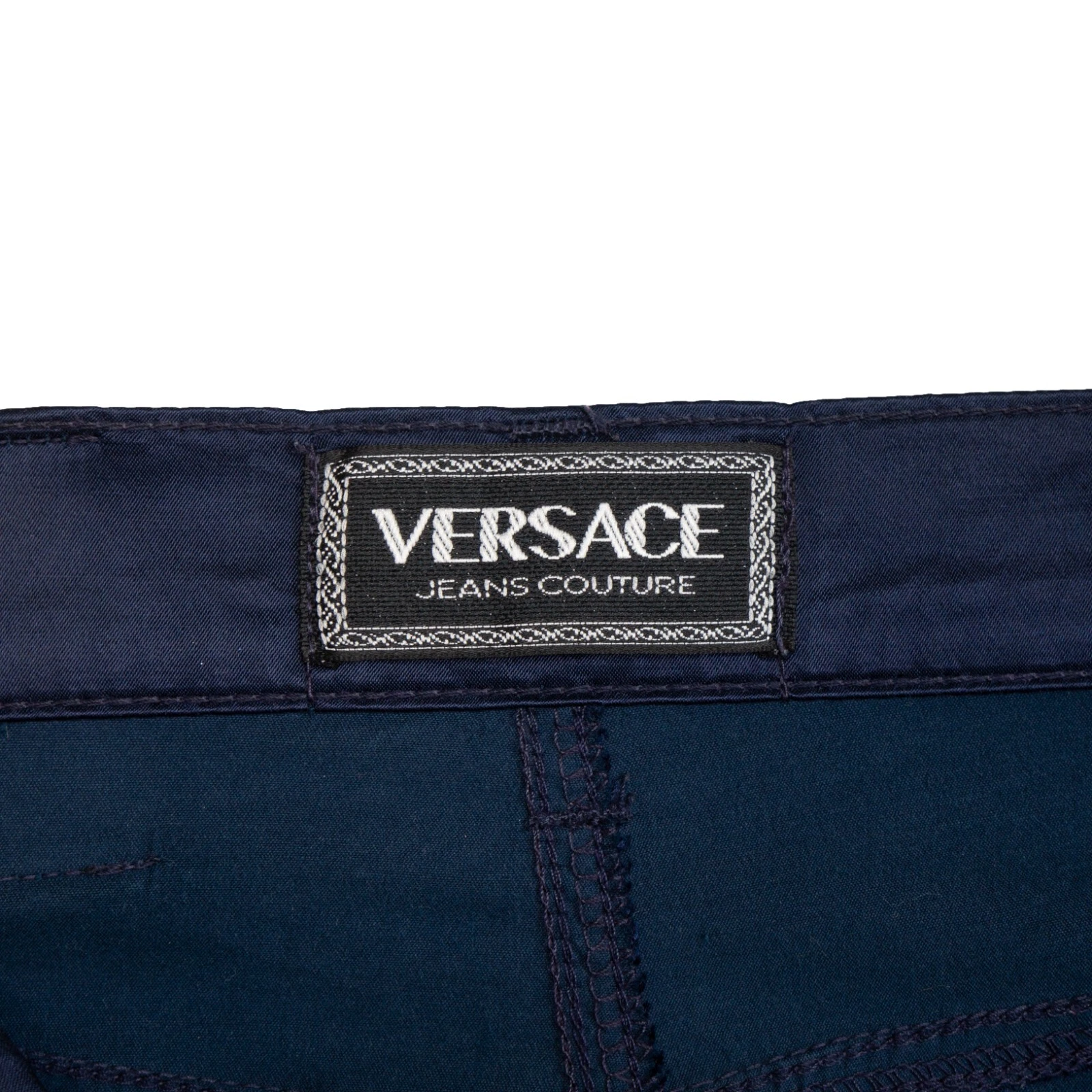VERSACE Jeans Couture Pantalone Nylon Viola Vintage anni 90 00