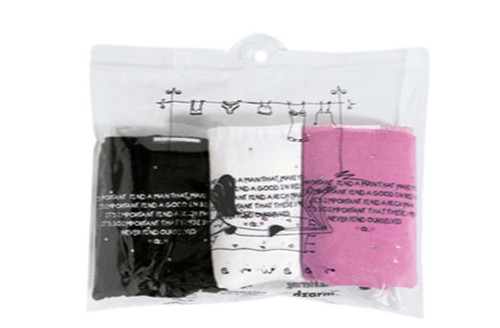 Hering Women's 3PACK 'Men's Sayings' Cotton Tanga Panty Style 6646 - Picture 10 of 12