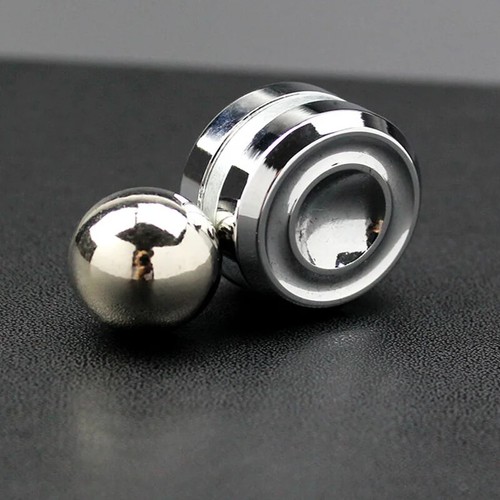 Giocattolo antistress scrivania adulto metallo fidget decompressione ipnosi giroscopio rotante - Foto 12 di 16