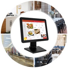 15'' Touchscreen POS Cash Register Till System LCD Display for All Retail Shops