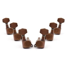 3L3R Tuning Pegs Tuners Machine Heads for Acoustic or Electric Guitar Red Copper