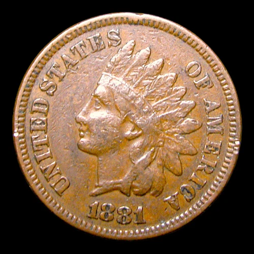 1881 Indian Cent Penny ---- Nice Coin ---- #457E